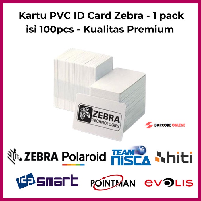 

Name Tag Pvc Blank Id Card / Kartu Id Card Kosong / Tanda Pengenal Kosong
