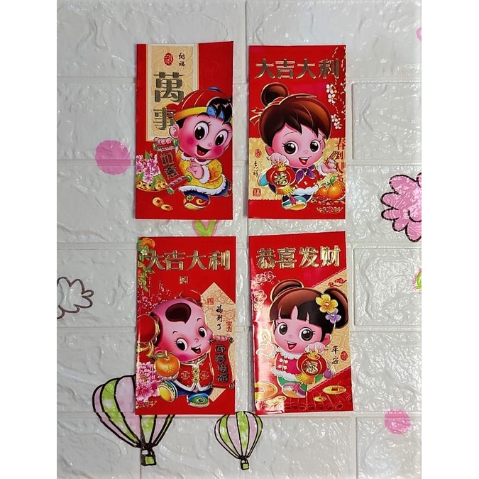 

Angpao Imlek Netral Anak Lucu Terbaru Termurah Ukuran besar LL2027 | Angpao Kertas Artpaper Import Panjang Isi 6 Pcs
