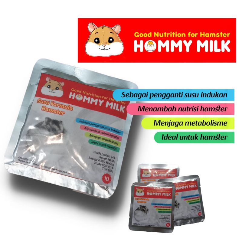 Susu Hamster Susu Formula Hamster Hammy Milk