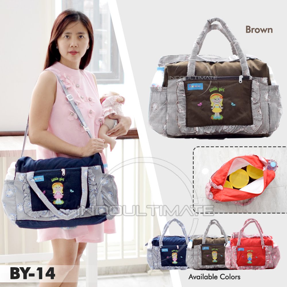 Tas Diapers POMPALINA Tas Bayi Tas Popok Bayi Diapers Bag Tas Perlengkapan Bayi Baru Lahir BY-14