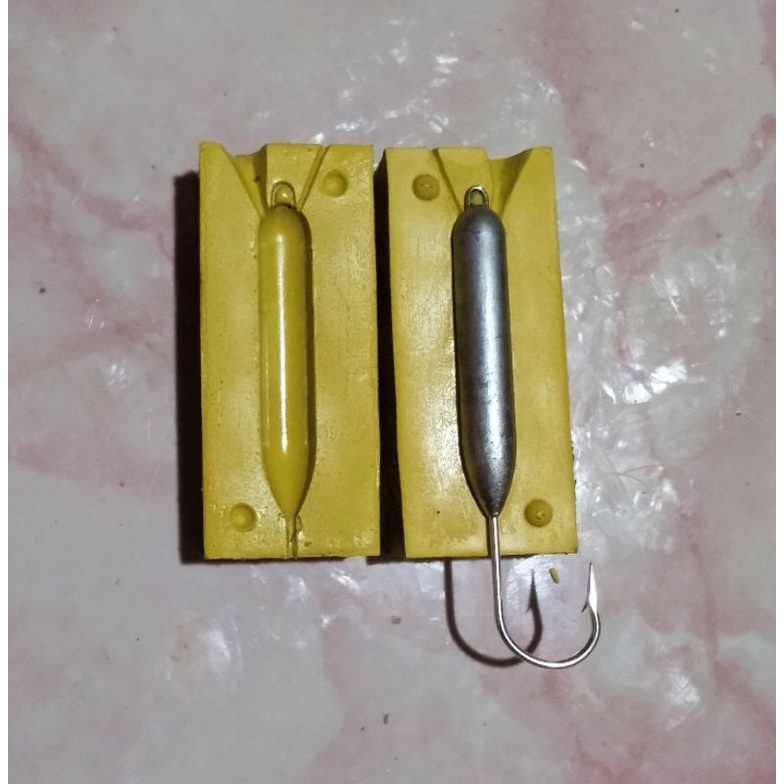 Moulding Cetakan Timah Kail Gerandong Kail Moden 30g 55g Kail Tenggiri
