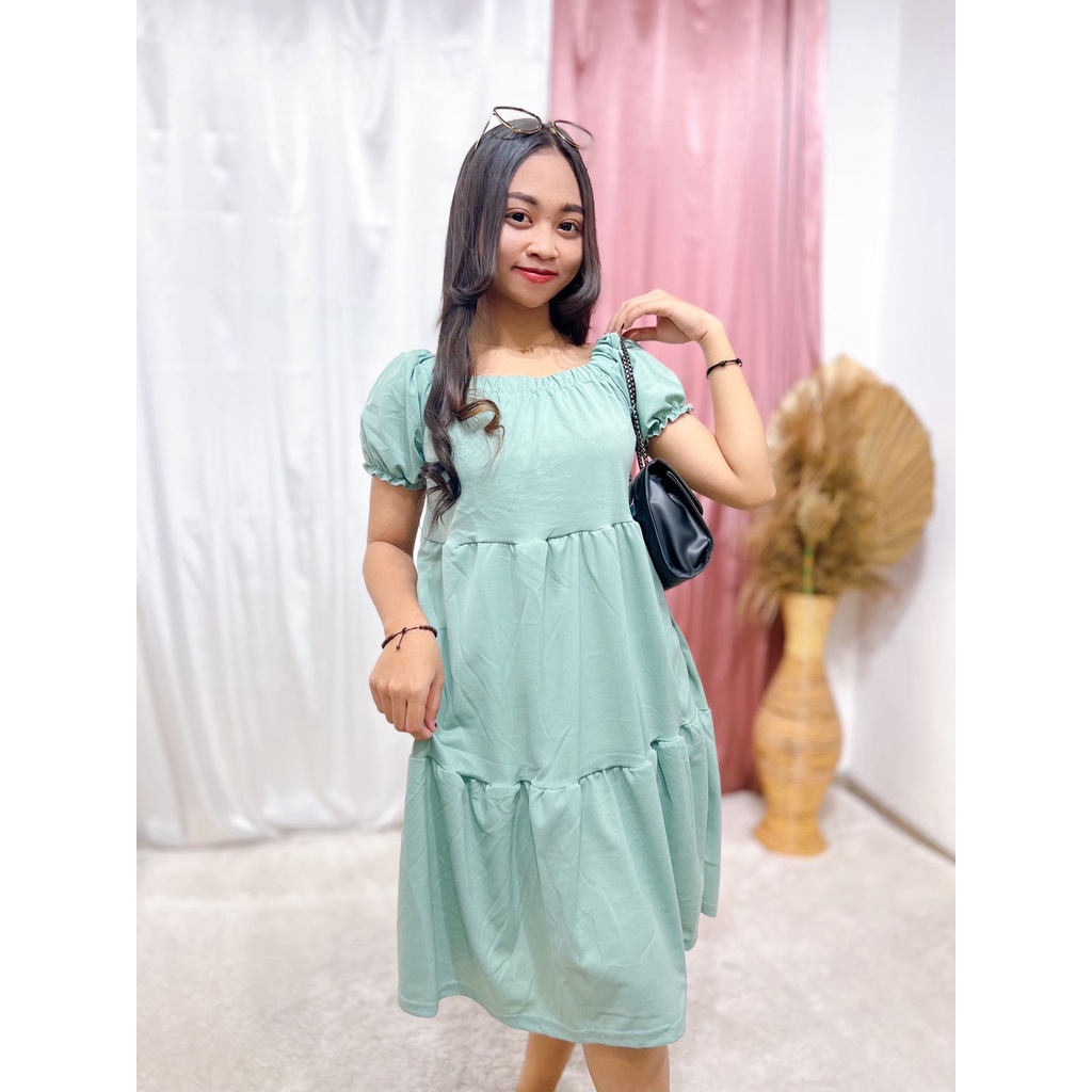 HS - MONTANA DRESS / CASUAL TERUSAN SABRINA / KOREAN LOOK STYLE