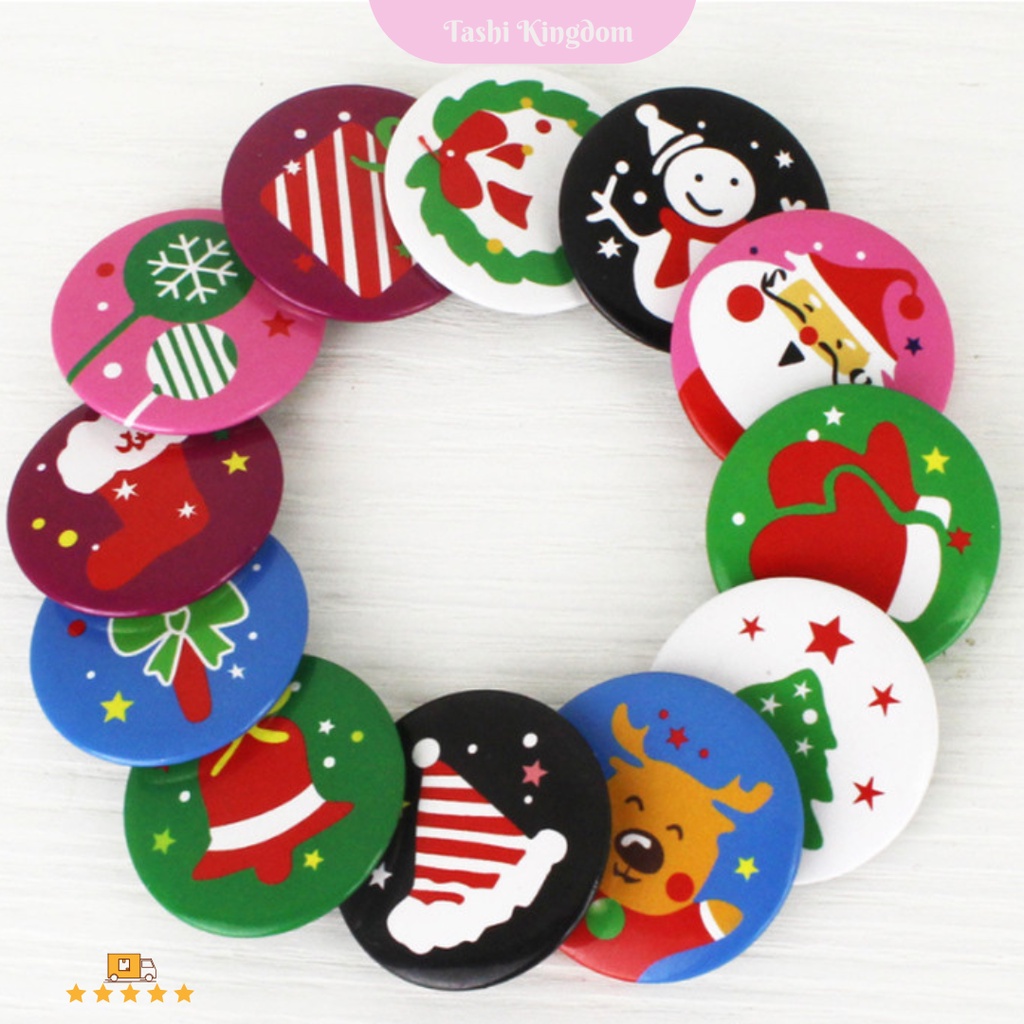 Pin natal / Bros natal hiasan natal , hadiah natal , kado natal , gift christmas bros edisi natal