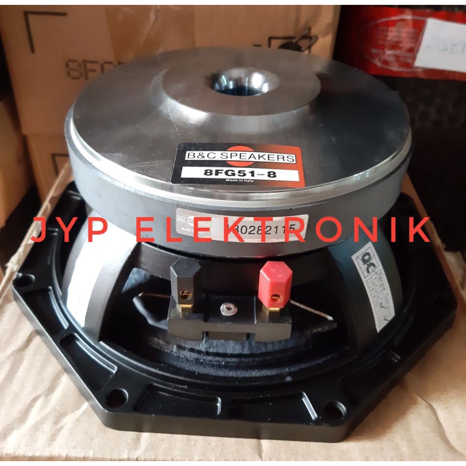 SPEAKER KOMPONEN B&C 8FG51 / B&C 8 FG51 / B&C 8 FG 51 8INCH