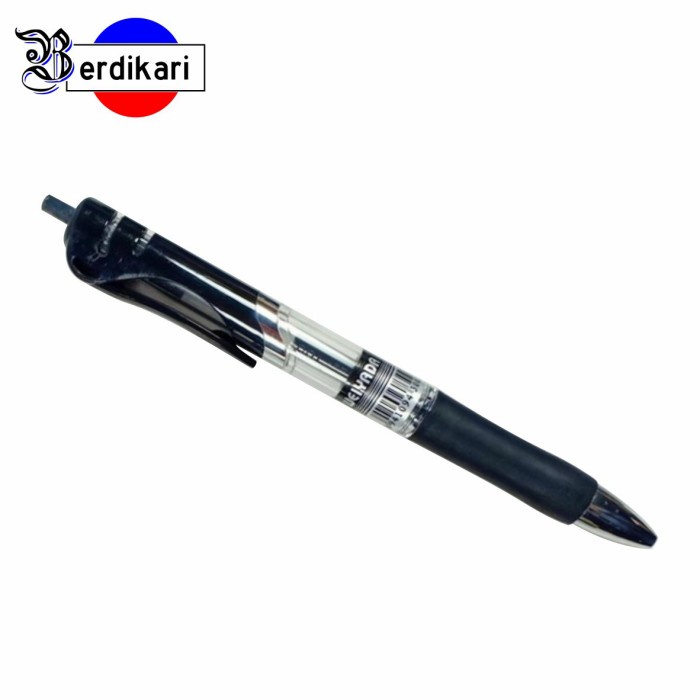 

Termantab] Pulpen / Bolpen Gel Weiyada Click E681 0.7 mm Hitam
