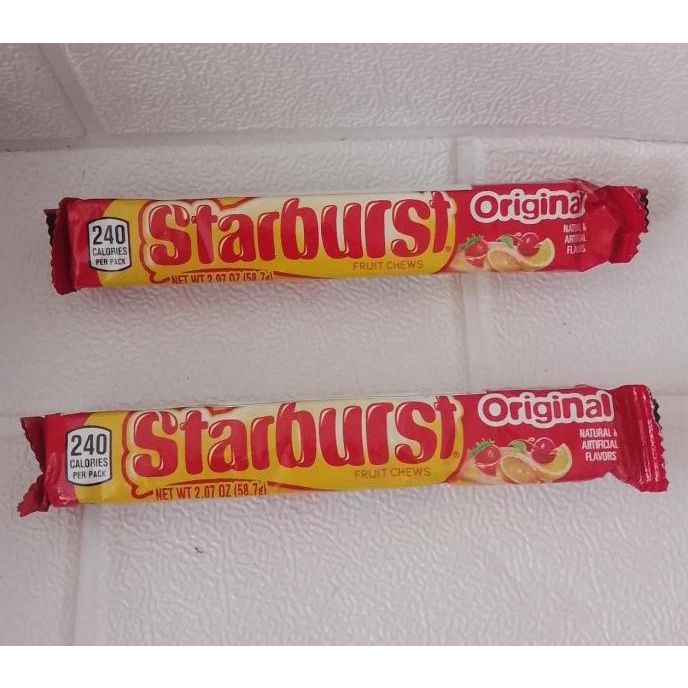 

TERLARIS Starburst Original candy 2.07 oz ( 58.7 gr ) /PERMEN LUNAK/PERMEN VIRAL/PERMEN MILO/PERMEN YUPI/PERMEN JADUL/PERMEN KARET