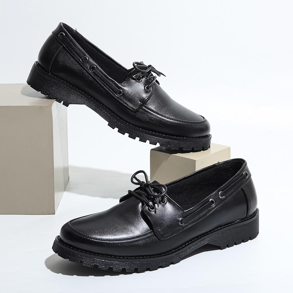 LUNA BLACK |MNM x Lvnatica| Sepatu Pantofel Wanita Formal/Kantor Sepatu Oxford Docmart ORI