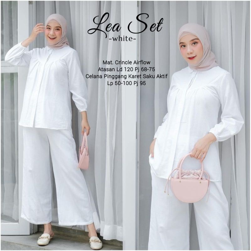Setelan Wanita Lea Set Setelan Wanita Kekinian Setelan Ootd Wanita