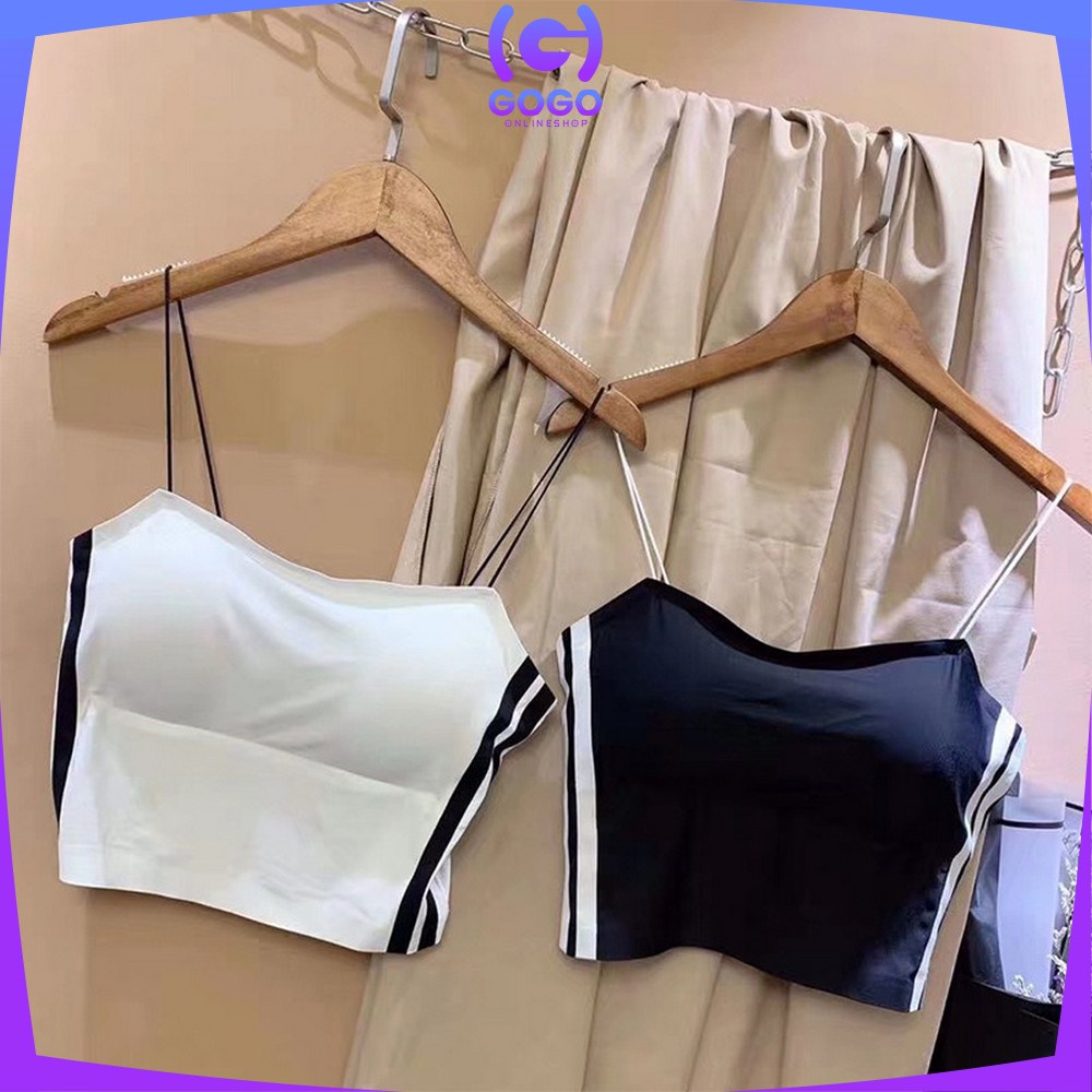 GOGO-P103 Crop Top Bra Kemben Wanita Tangtop Wanita / Kemben Tali Wanita / Tank Top Wanita / Pakaian Dalam Tengtop Wanita