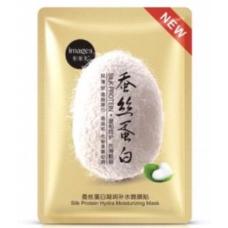 Masker Wajah Images Korea One Spring Silk Face Mask Whitening Moisturizing Hydrating Facial Sheet Kulit Sutra Korea Pelembab Natural Skin Care [MF]