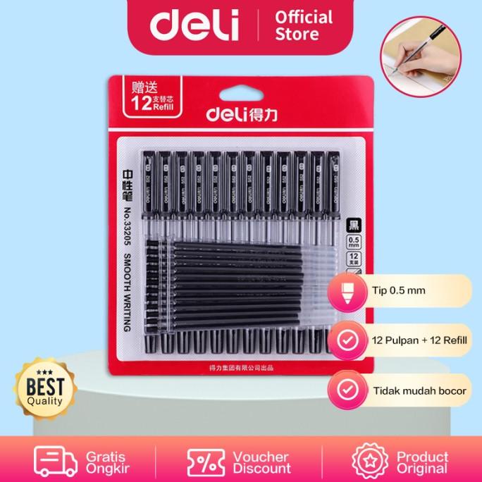 

Discount Deli 33205 pen 12 pcs plus 12 refils /ALAT TULIS AESTHETIC/ALAT TULIS SEKOLAH/ALAT TULIS SET/ALAT TULIS LENGKAP/ALAT TULIS ANAK/ALAT TULIS LUCU