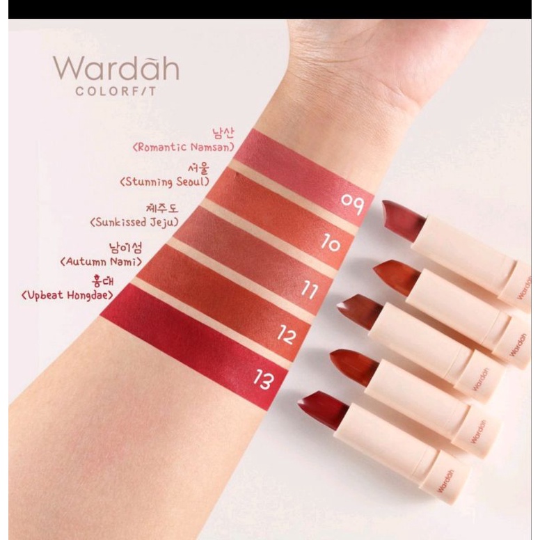 Wardah Colorfit + Korea Edition Ultralight Matte Lipstick