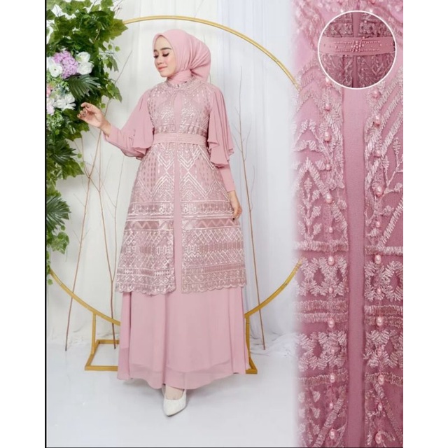 Ready Gamis Pesta Super Mewah//Baju Gamis Modern//Baju Gamis Lebaran//Baju Gamis wanita Dewasa//Baju pesta kekinian//pakaian wanita dewasa//gamis brukat/gamis kebaya//seragam pesta/gamis lebaran 2023