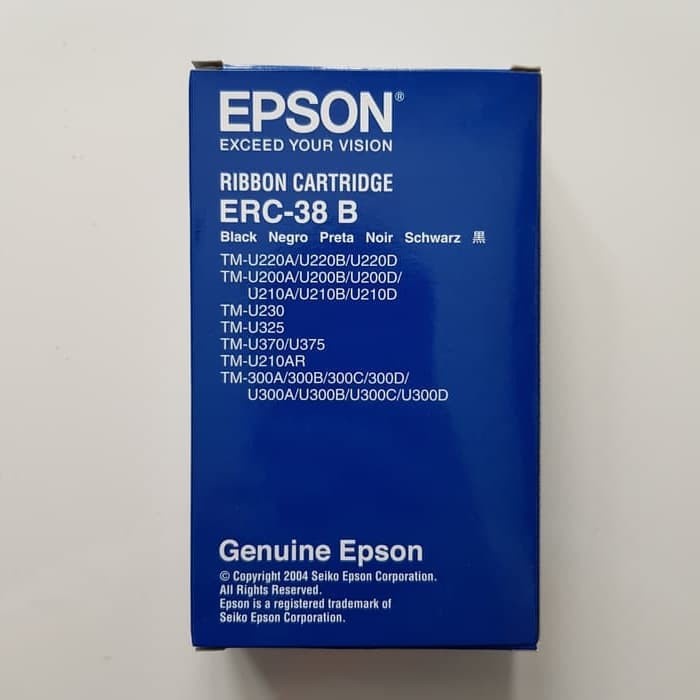 Epson Ribbon Cartridge / Pita / Tinta ERC-38 B Original