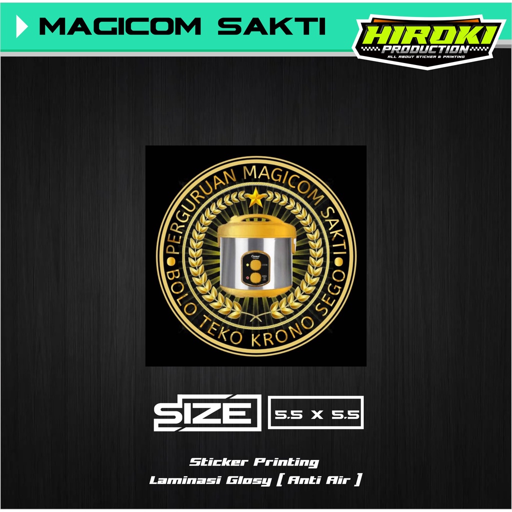 Sticker Magicom Sakti