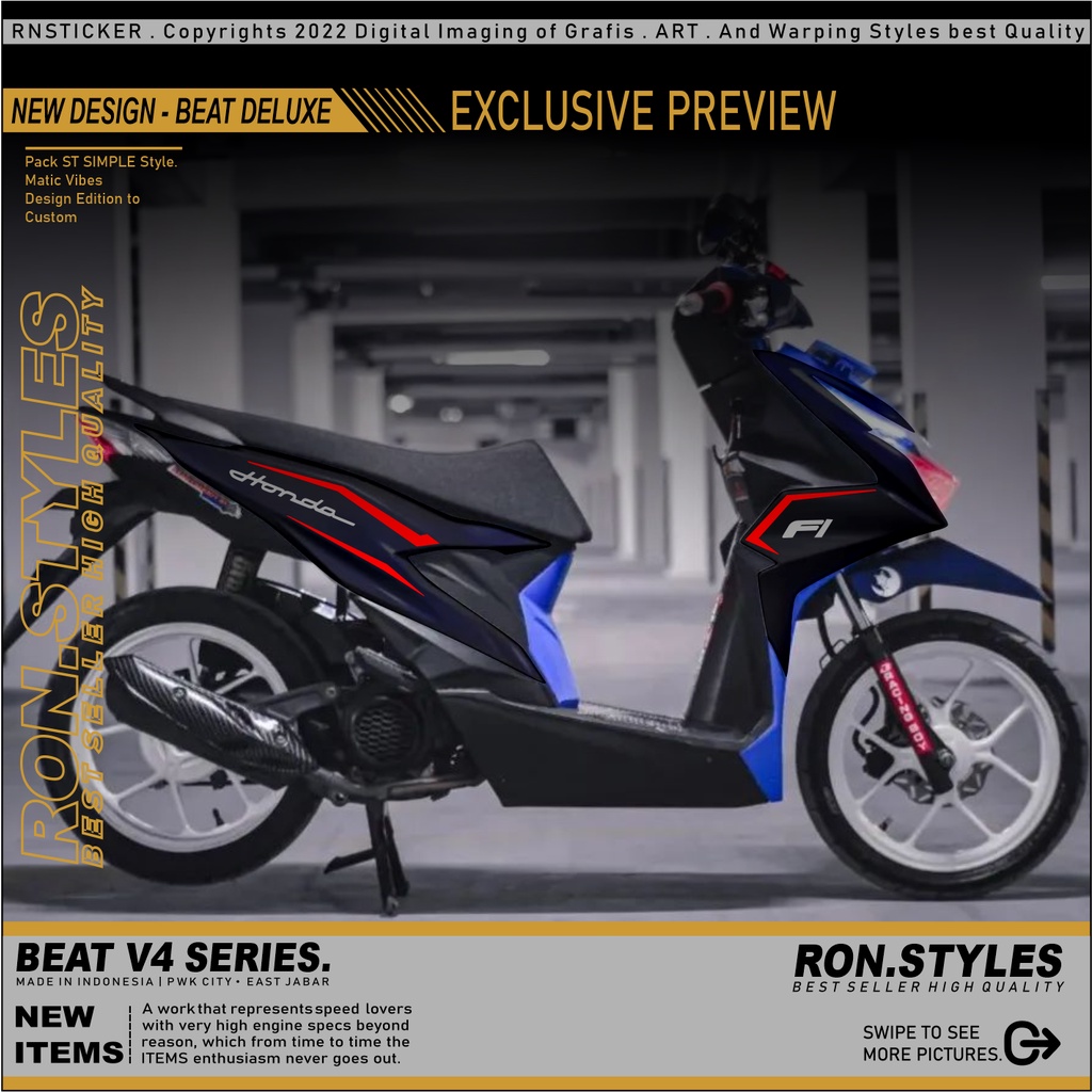 V4 CUTTING STRIPING BEAT NEW DELUXE 2021-2022 SIMPLE STYLE STRIPING VARIASI BEAN NEW 2022 OREN STIKER BEAT NEW DELUXE STRIPING BEAT NEW HITAM OREN MERAH GOLD STRIPING COPY TRANSPARAN BEAT DELUXE SIMPLE MODE