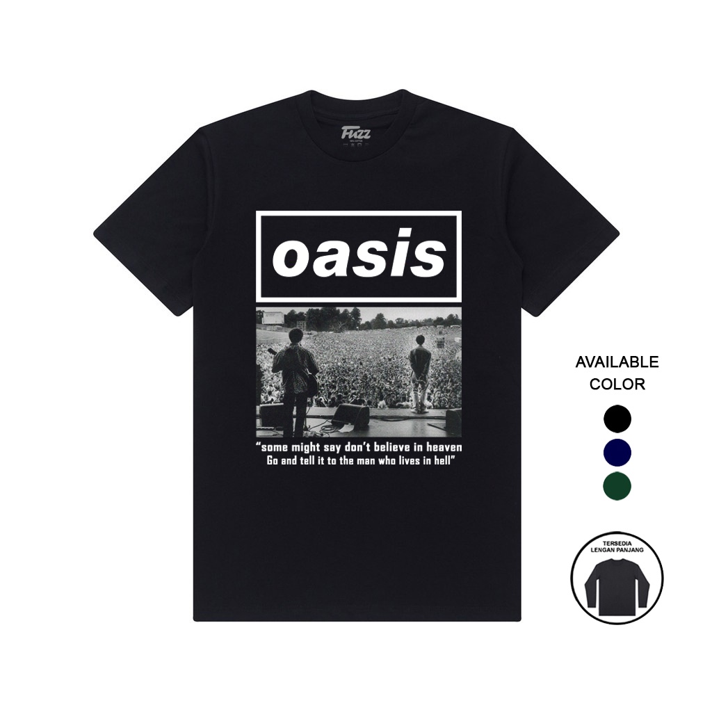 KAOS OASIS BAND T SHIRT BAJU DISTRO MUSIK ROCK PRIA WANITA DEWASA