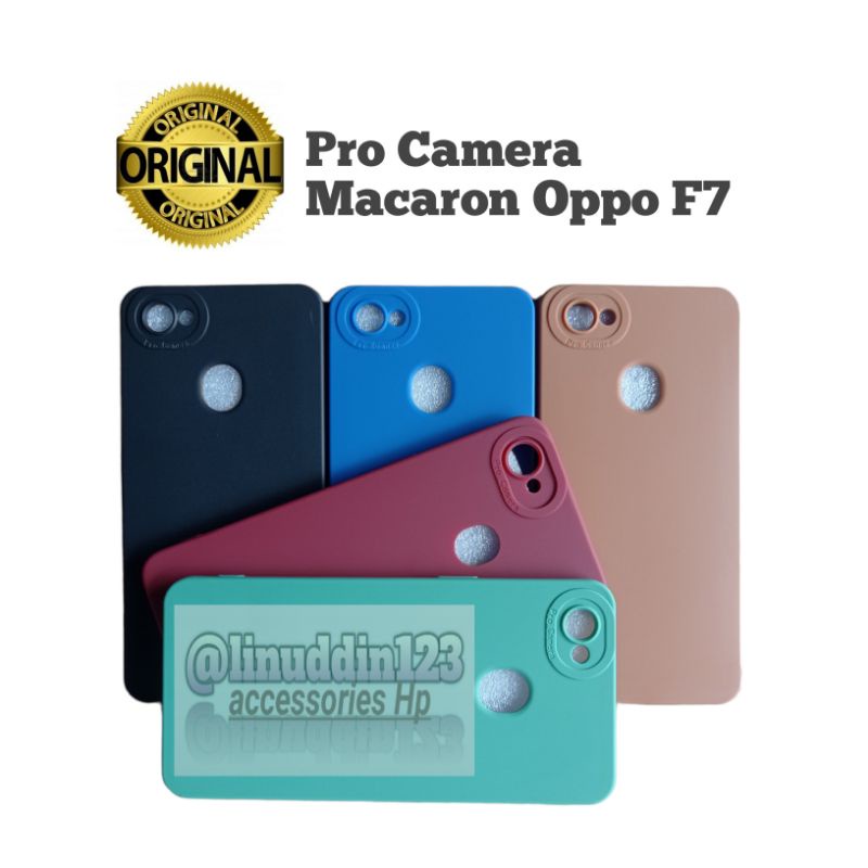 SoftCase Casing Hp OPPO F7 / F7 YOUTH Silikon Tpu Macaron Pro Camera full karet