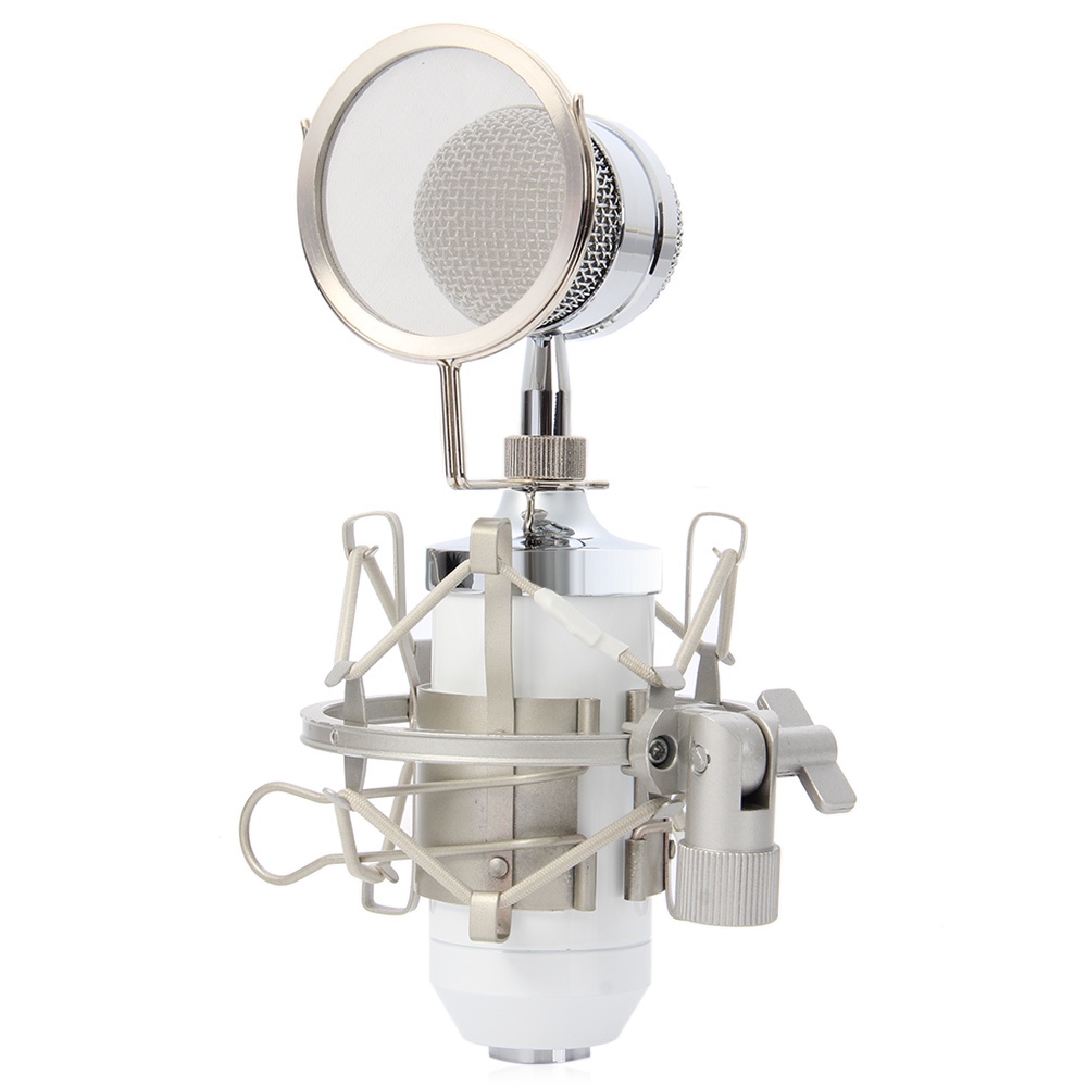 TaffSTUDIO Mikrofon Kondenser dengan Shock Proof Mount - OMSK6QGD