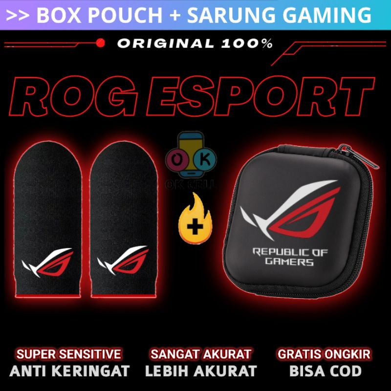 MURAH - Sarung Jempol Gamers Murah Anti Keringat Finger Sleeve Premium