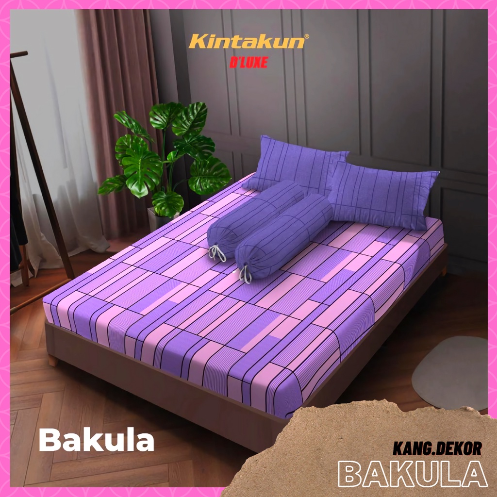 SPREI KINTAKUN DLUXE MOTIF BAKULA 180x200 NO 1 KING SEPREI CANTIK MURAH MOTIF TERBARU SEPRAI KAMAR TIDUR D’LUXE SEPREI AESTHETIC D LUXE KINTAKUN SEPRAI CANTIK SEPRE DLUXE PROMO ANTI LUNTUR MOTIF PLUS SARUNG BANTAL SPREI DEWASA ALAS KASUR SPREI ADEM