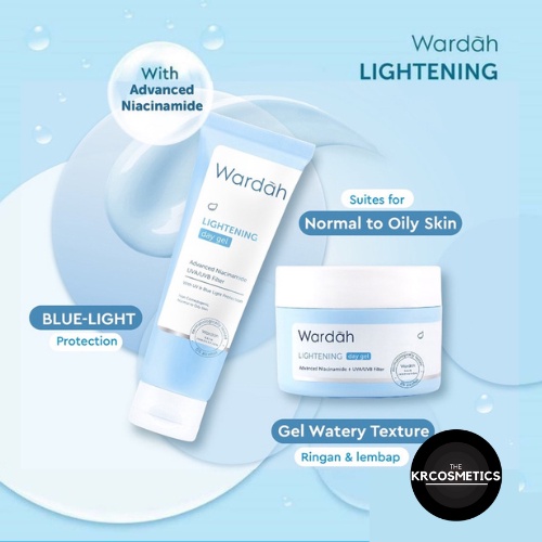 Wardah Lightening Day Gel - Pelembab untuk Kulit Normal Berminyak 20gr 30 gr