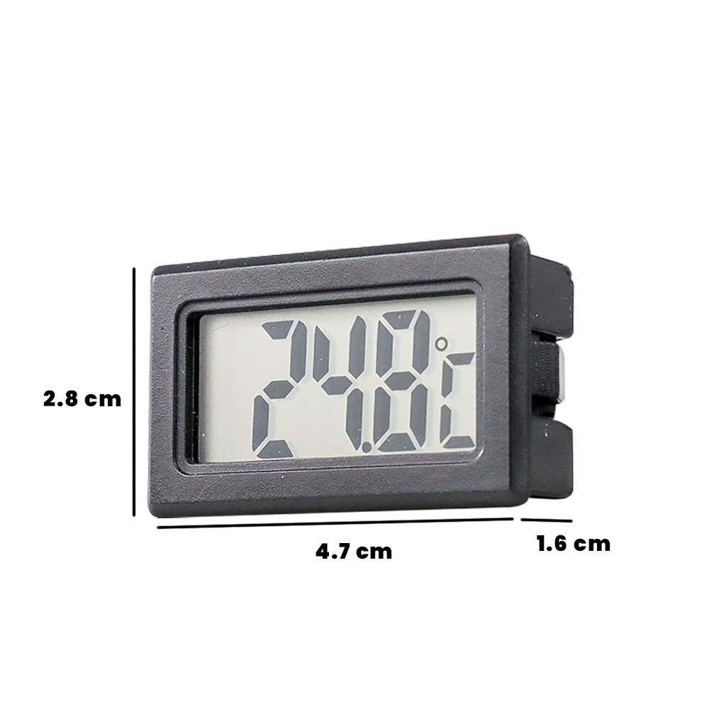 Effosola Pengukur Suhu Digital Termometer Aquarium dengan Kabel 1M - TPM-10 - Black - OMHA1TBK
