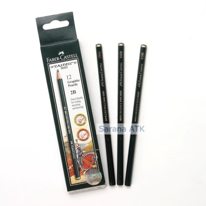 

TERLARIS FABER CASTELL PENCIL 9000 2B / Pensil Komputer 2B - Lusin /ALAT TULIS AESTHETIC/ALAT TULIS SEKOLAH/ALAT TULIS SET/ALAT TULIS LENGKAP/ALAT TULIS ANAK/ALAT TULIS LUCU