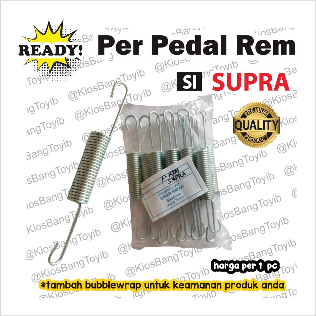 Per Peer Pir Pedal Injakan Rem Belakang Supra X125 Fit New (SI)