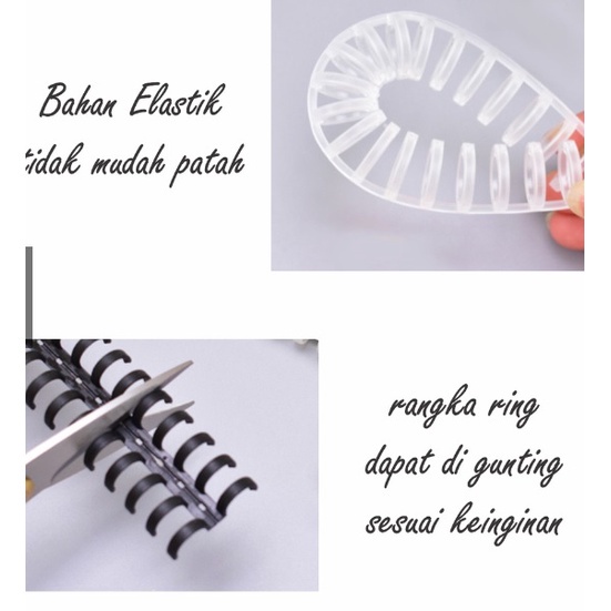 

Ring Binder Loose Leaf ECERAN 30 Holes Ukuran A5 A4 B5 harga 1 pcs