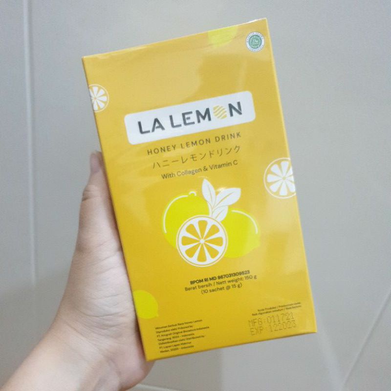 LA LEMON Fiber honey lemon drink dengan collagen dan vitamin C