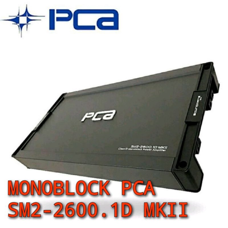 Power Amplifier MONOBLOCK PCA SM2-2600.1D MKII MONOBLOK PCA 2600.1D AMPLIFIER MOBIL HIGH QUALITY