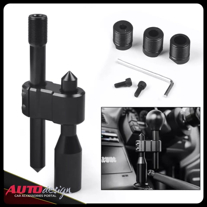 Peninggi Shift Knob Tuas Extender Persneling Mobil Adjustable Alumunium