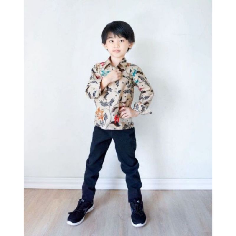 (BISA COD) KEMEJA BATIK ANAK COWOK//BAJU BATIK ANAK COWOK//BATIK ANAK LAKI LAKI// KEMEJA ANAK MODERN