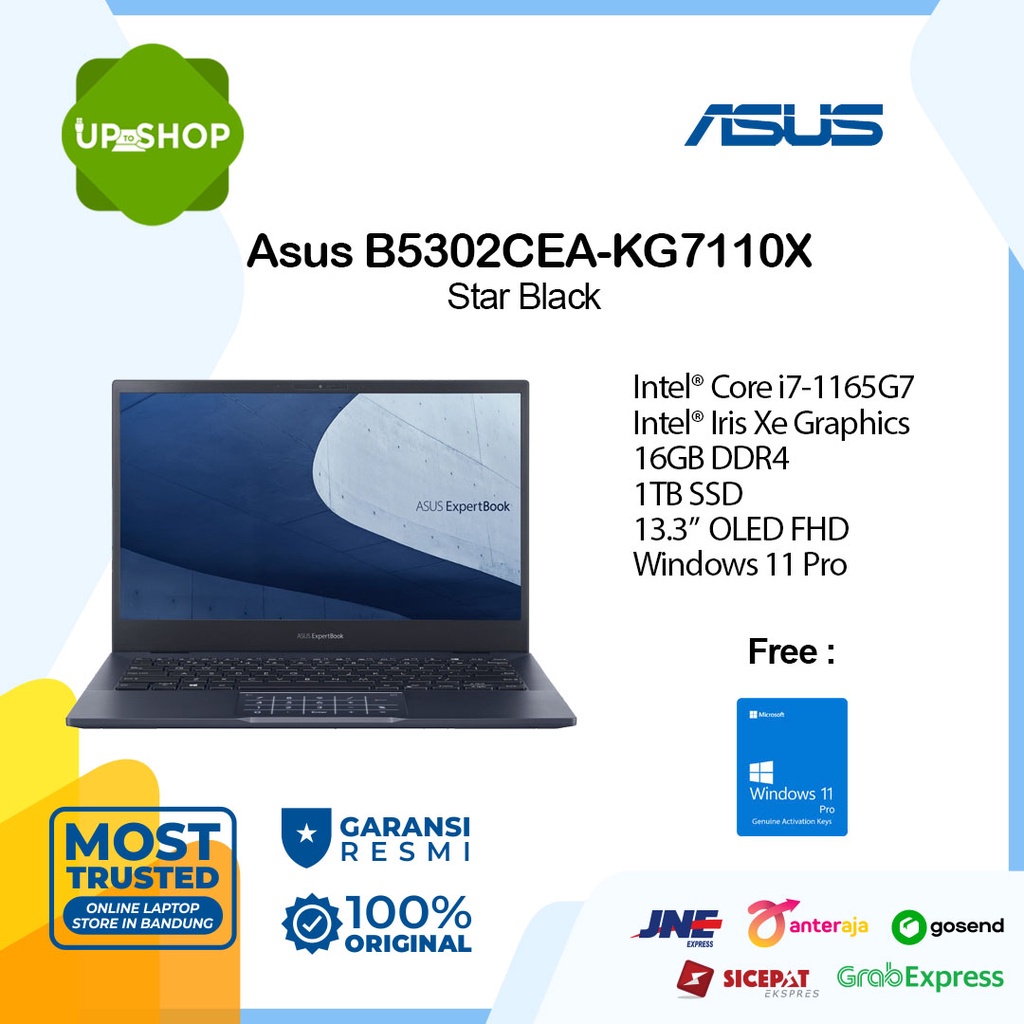 Jual Asus Expertbook B Cea Kg X Intel I G Gb Tb W Shopee Indonesia