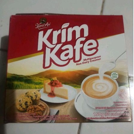 

Kapal Api Krim Kafe 150 gram (50 sachet @3gram)