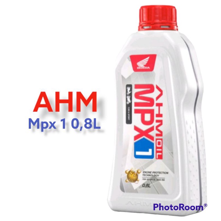 Oil AHM Oli MPX 1 0,8L 800ML Motor Bebek 4Tak SAE 10W-30 SL JASO MA