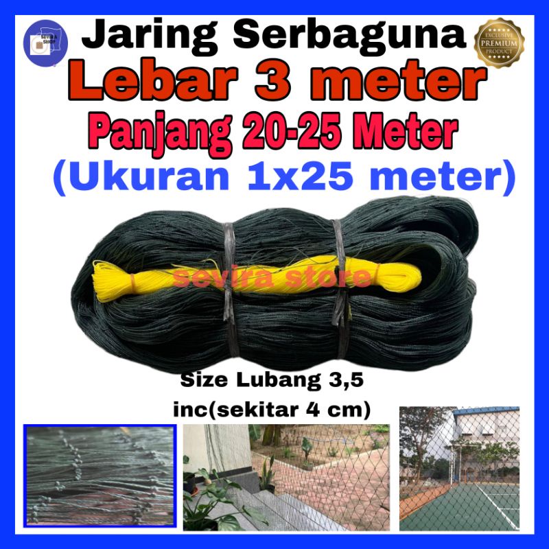 Jaring Ayam Lebar 3 Meter / Jaring Pagar Ayam / Jaring Kandang Ayam / Jaring Ayam