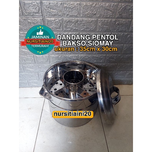Dandang pentol bakso sekat stainless / Panci mie ayam/ Dandang bakso malang