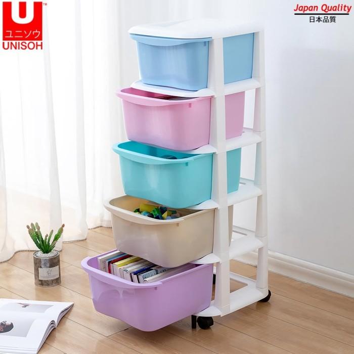 Unisoh Lemari Plastik 5 Susun Best Seller