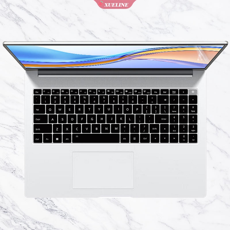 Film Pelindung keyboard laptop Bahan Silikon Lembut Transparan Tahan Debu Dapat Dicuci Untuk Honor MagicBook X16 2022 16inci