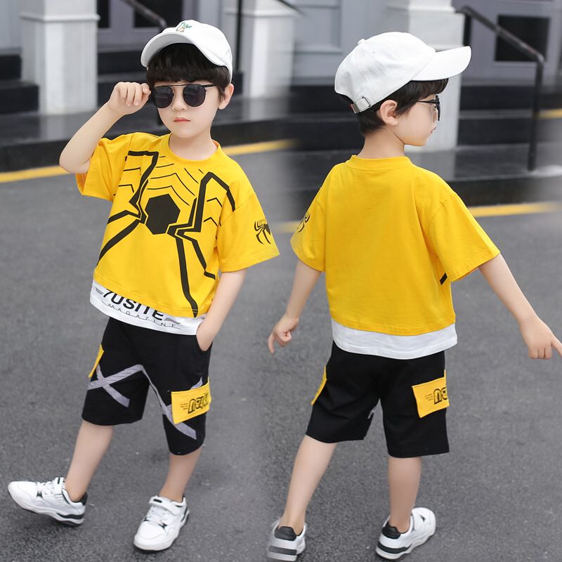 (LOLI-JKT) BOY-74 SET ANAK COWOK LABA-LABA SIZE 110-160 IMPORT