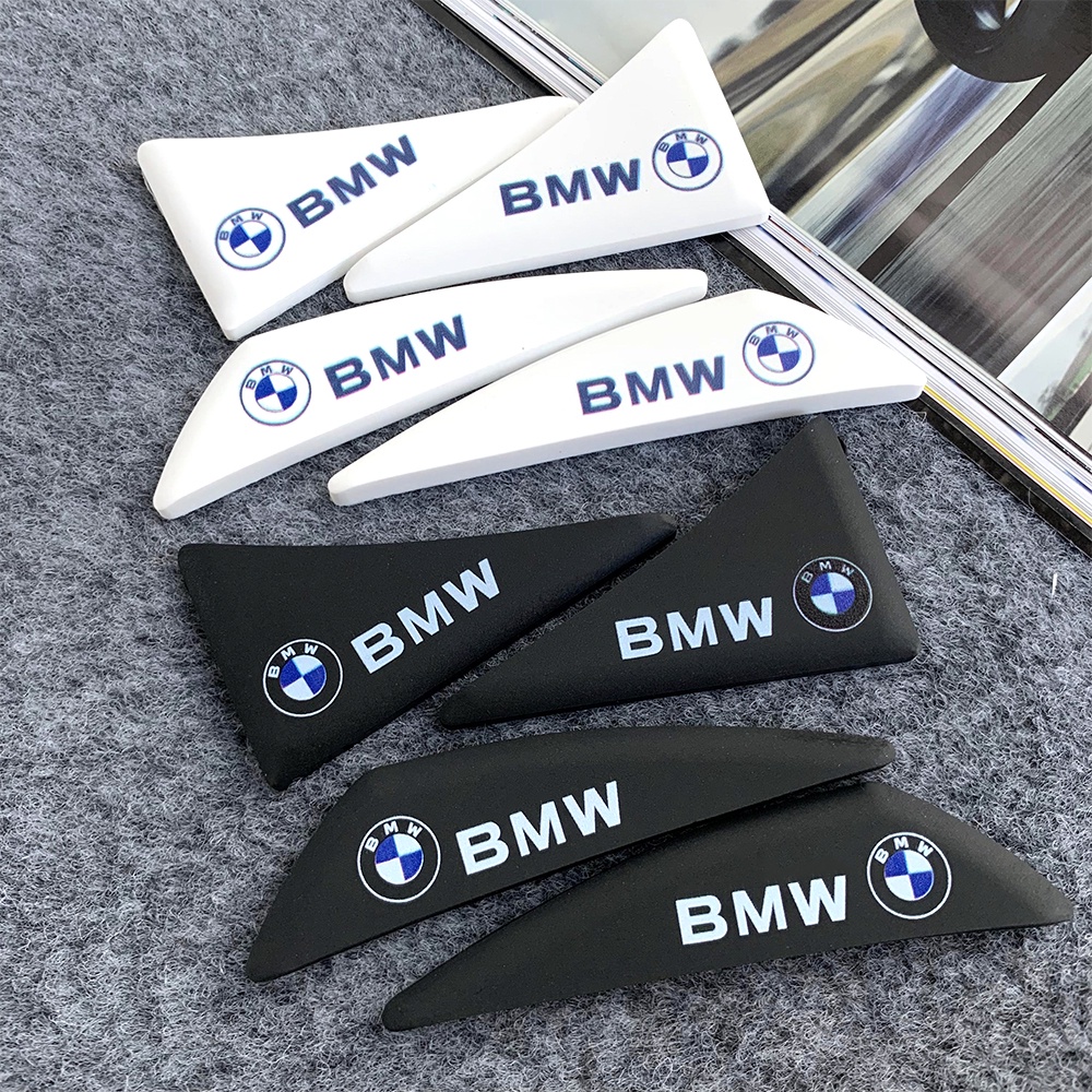 BMW Stiker Perlindungan Sudut Pintu Mobil Anti Tabrakan Gores Silikon Logo Karet 1 2 3 4 5 6 7 seri X1 X3 X4 X5 X6 F10 F30