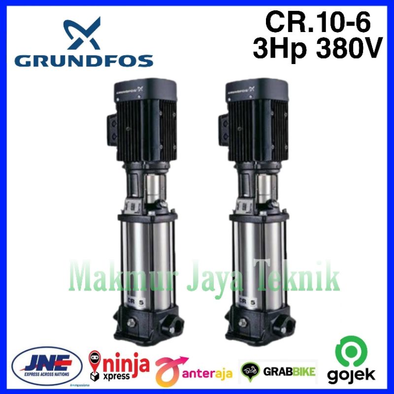 Jual Pompa Air Booster Pump Grundfos Cr Hqqe Kw V Pompa Vertical Multistage Shopee