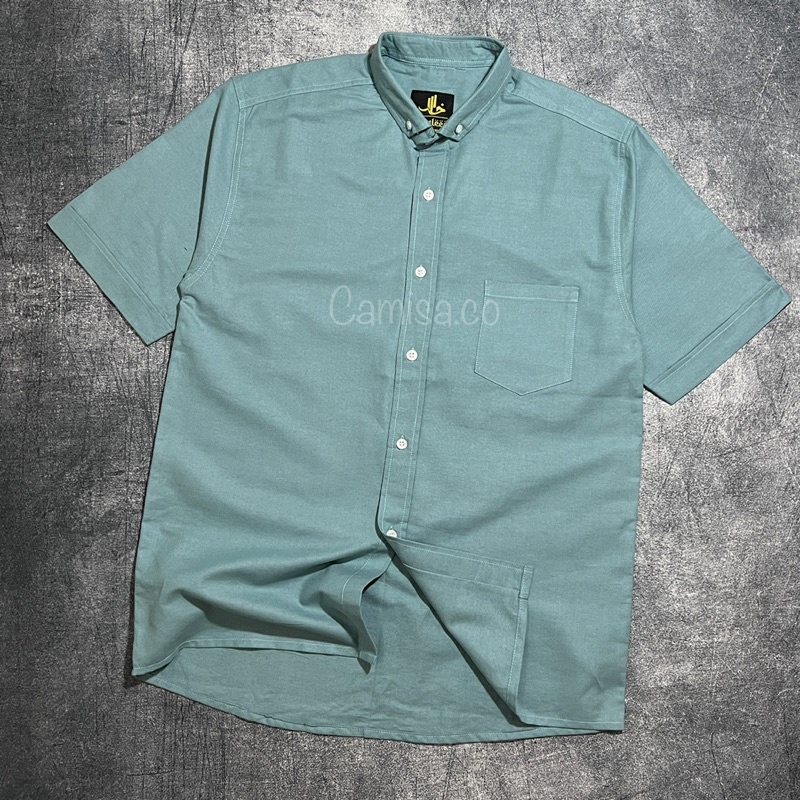 KEMEJA BIRU WARDAH LINEN RAMI LENGAN PENDEK HEM PRIA POLOS PENDEK BIRU WARDAH KEMEJA PRIA CASUAL POL