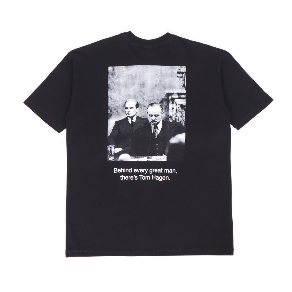 Captivate Kaos Pria T-shirt Pria Godfather Black Heavy Cotton