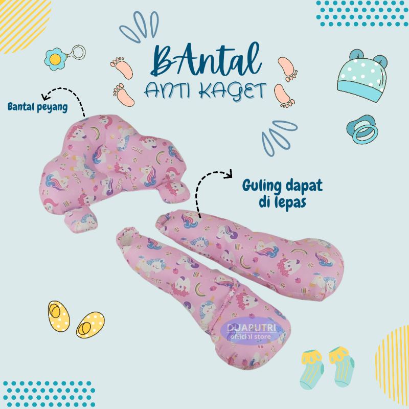 Bantal Guling Anti Kaget Bantal peluk/Bantal bayi/Bantal anti peyang/Hug pillow