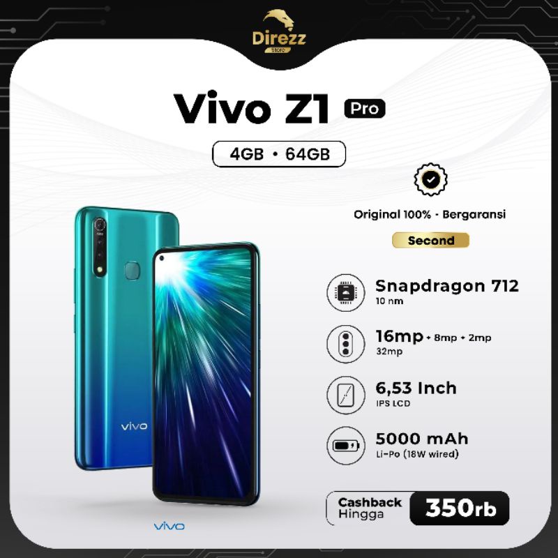 Vivo z1 pro 4 64gb second mulus