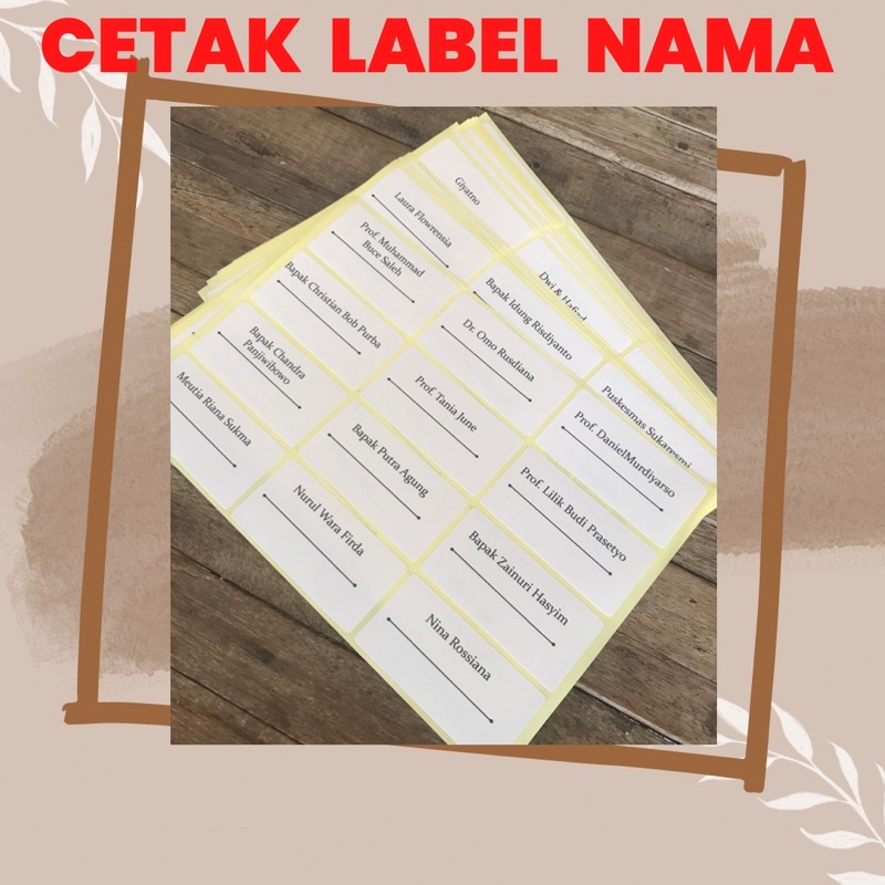 

ketik nama tamu di labe undangan