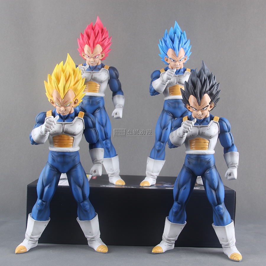 Mainan Action Figure Model Anime Dragon Ball Z Majin Vegeta Bahan PVC Ukuran 27cm